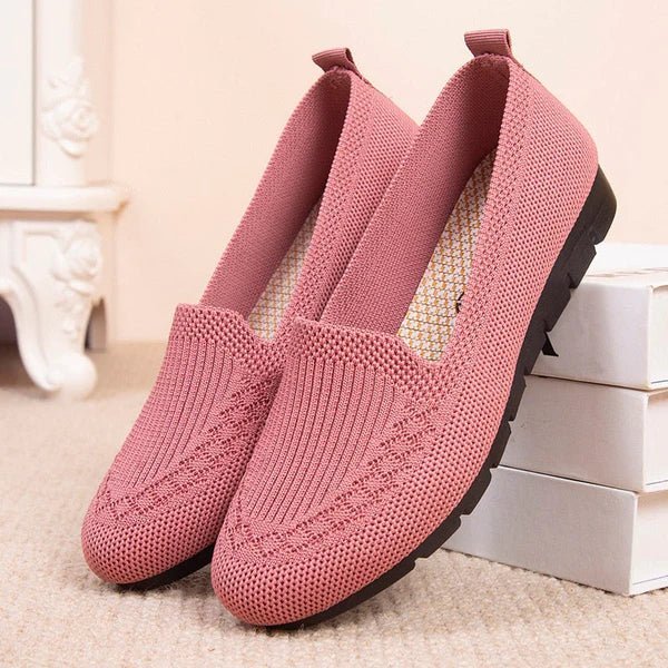 Neriah | Kobiece Oddychające Buty Ortopedyczne – Różowy